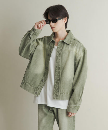 扭紋牛仔夾克