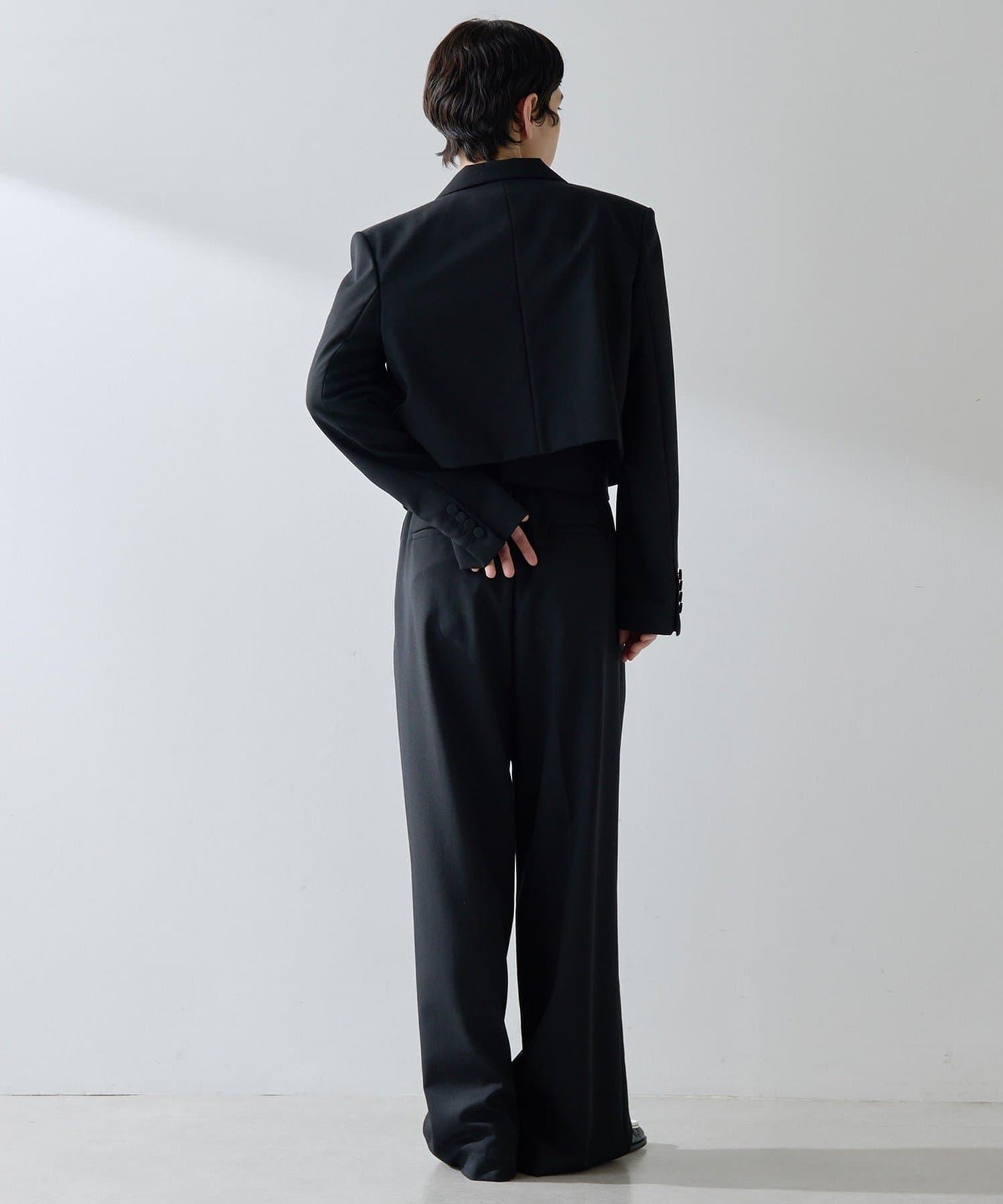 羊毛華達呢西裝夾克