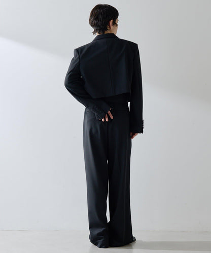 羊毛華達呢西裝夾克