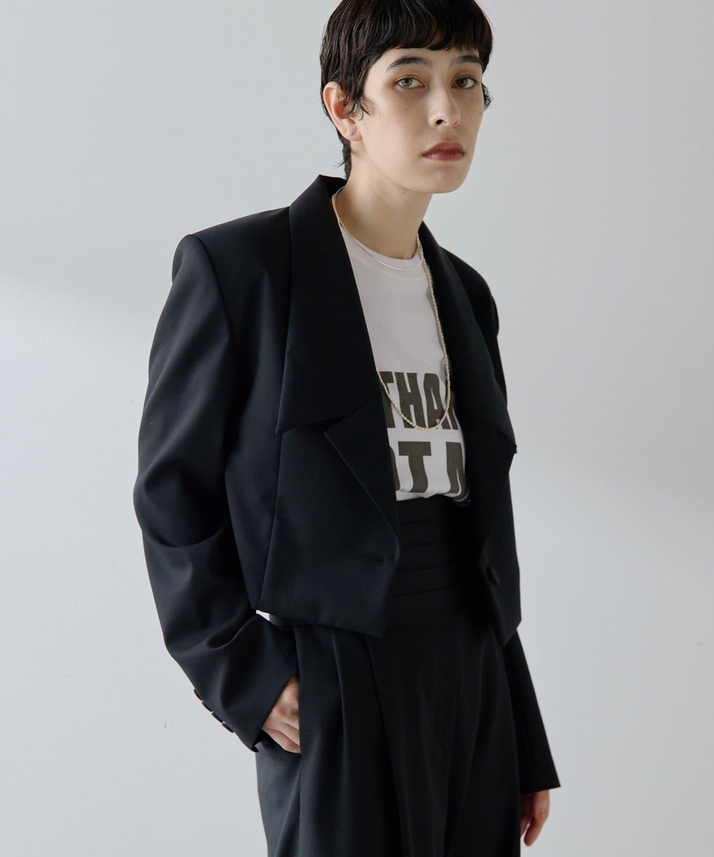 羊毛華達呢西裝夾克