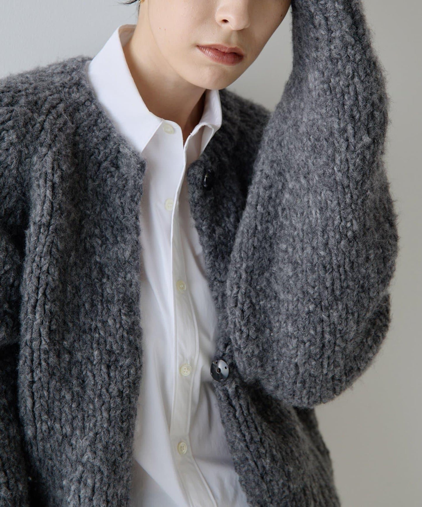 手工編織開衫