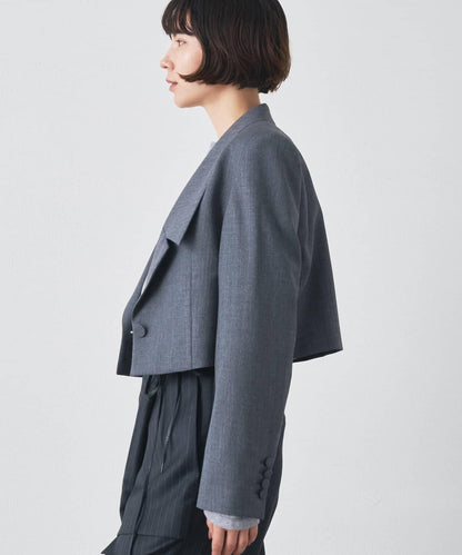 羊毛華達呢西裝夾克