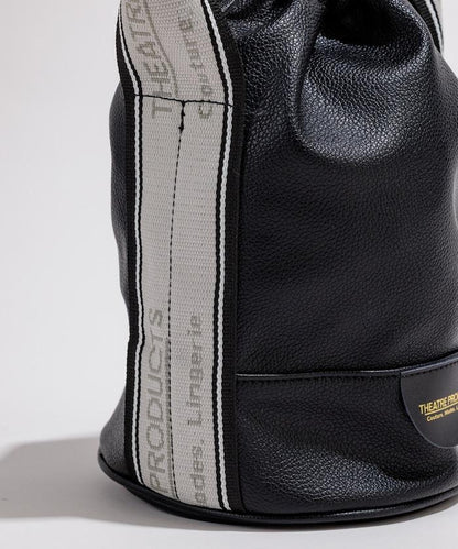 特別人造皮革提花織帶束口包