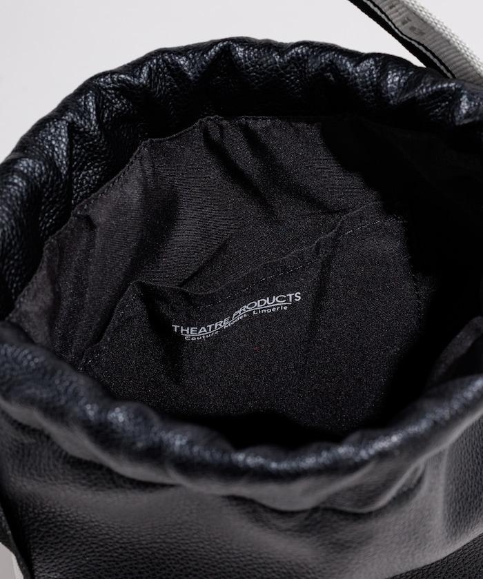 特別人造皮革提花織帶束口包