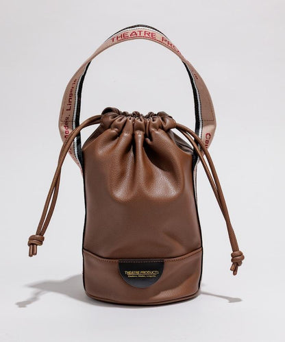 特別人造皮革提花織帶束口包