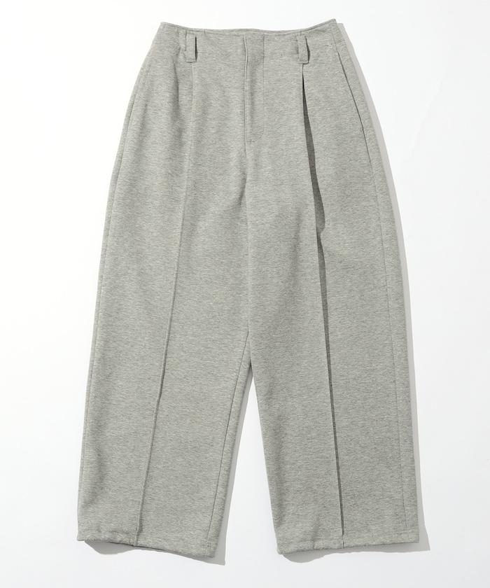 立體剪裁寬鬆長褲 / 褲腳抽繩