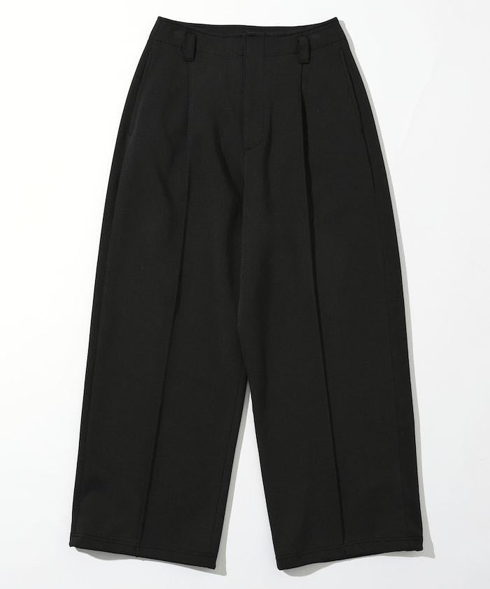 立體剪裁寬鬆長褲 / 褲腳抽繩