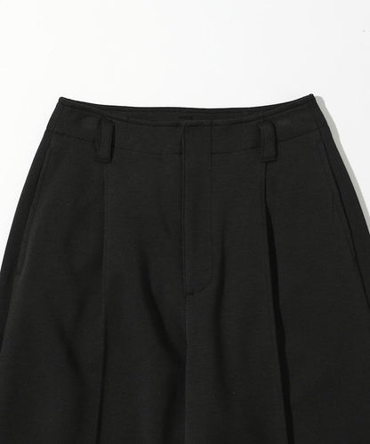 立體剪裁寬鬆長褲 / 褲腳抽繩