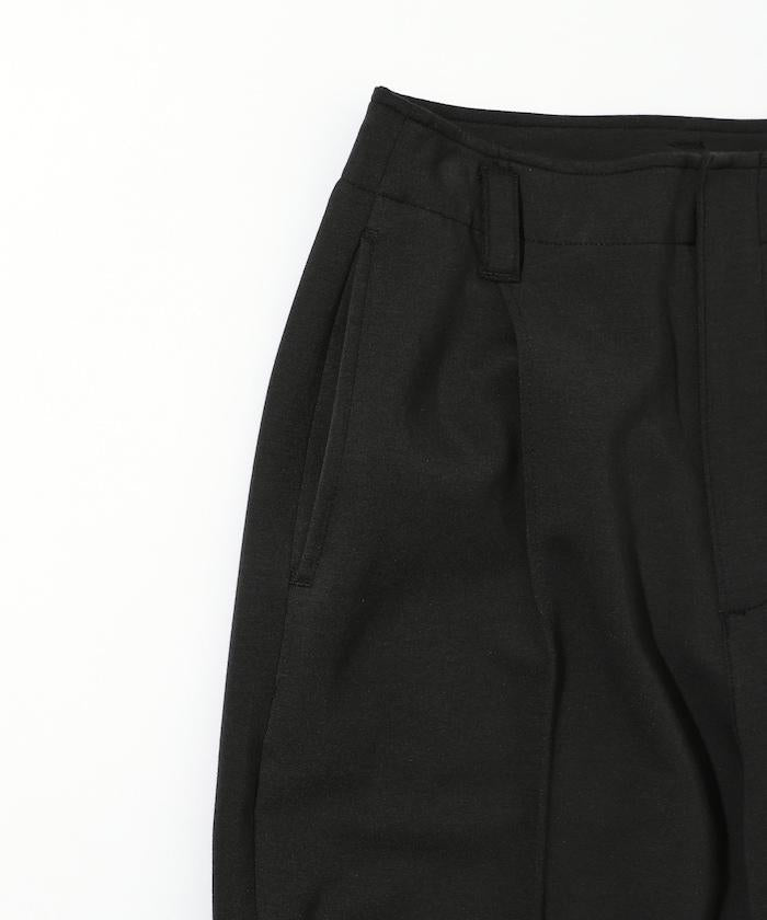 立體剪裁寬鬆長褲 / 褲腳抽繩