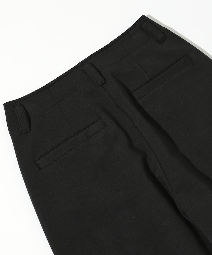 立體剪裁寬鬆長褲 / 褲腳抽繩