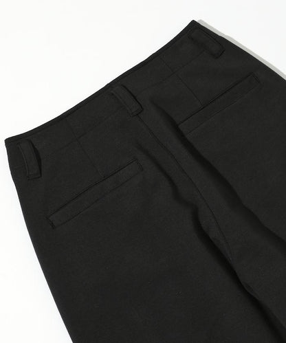 立體剪裁寬鬆長褲 / 褲腳抽繩