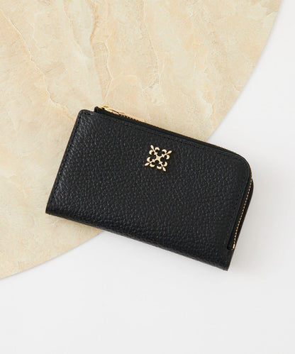 迷你字母圖案金屬牌卡包