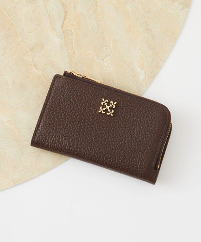 迷你字母圖案金屬牌卡包