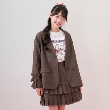 西裝領蝴蝶結夾克