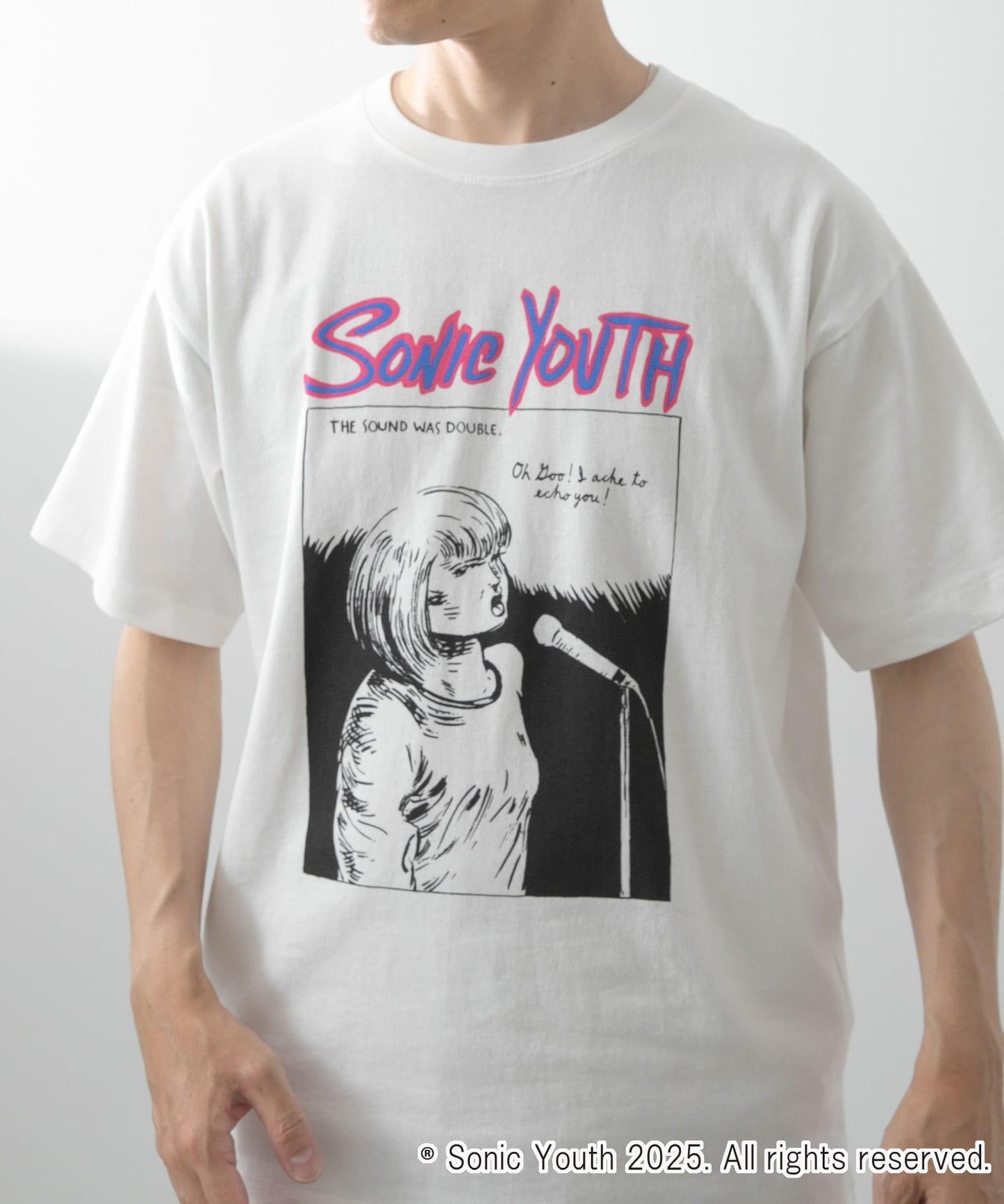 Sonic Youth印花T恤