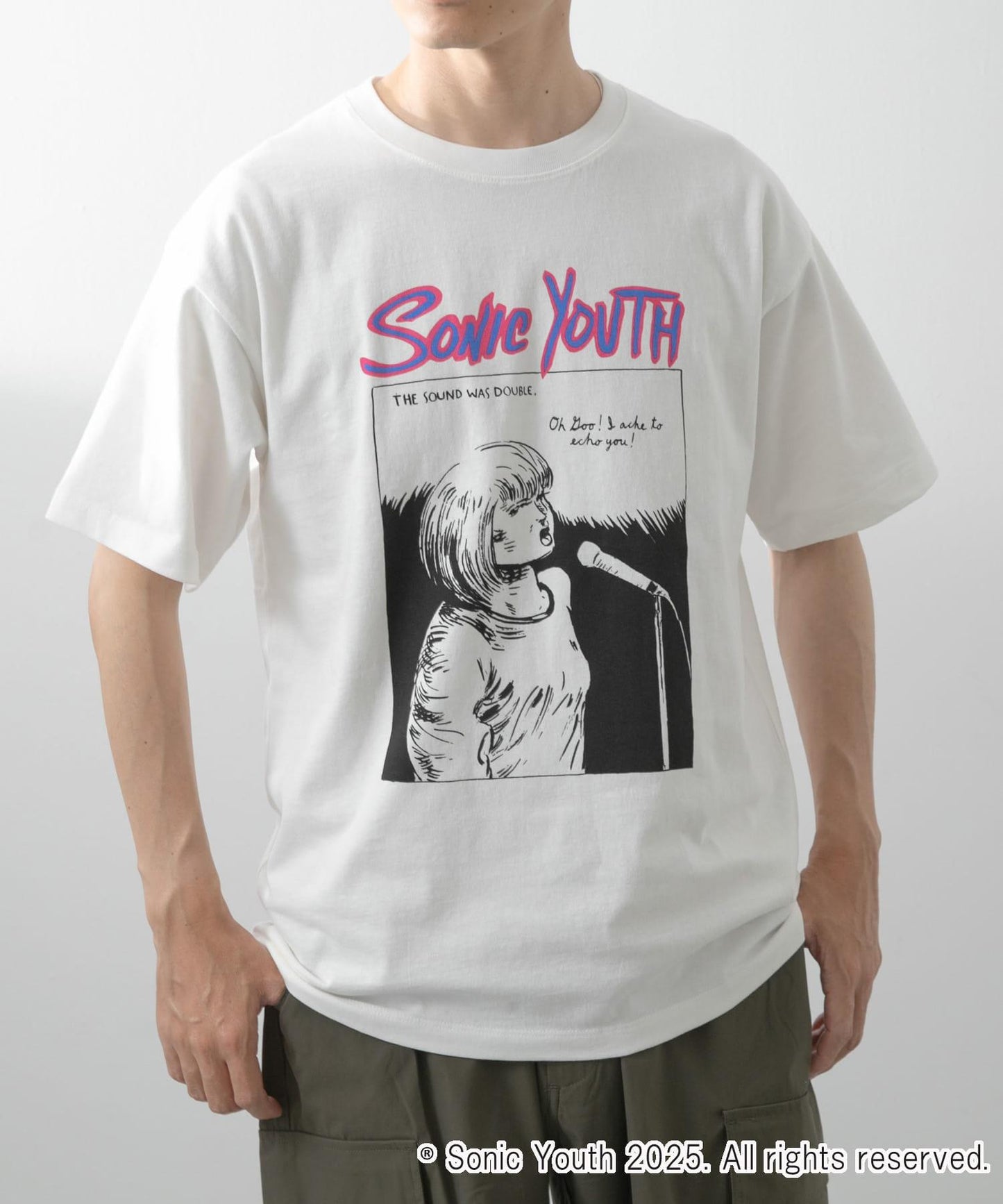 Sonic Youth印花T恤