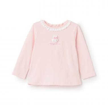 帶兔子玩偶長袖T恤