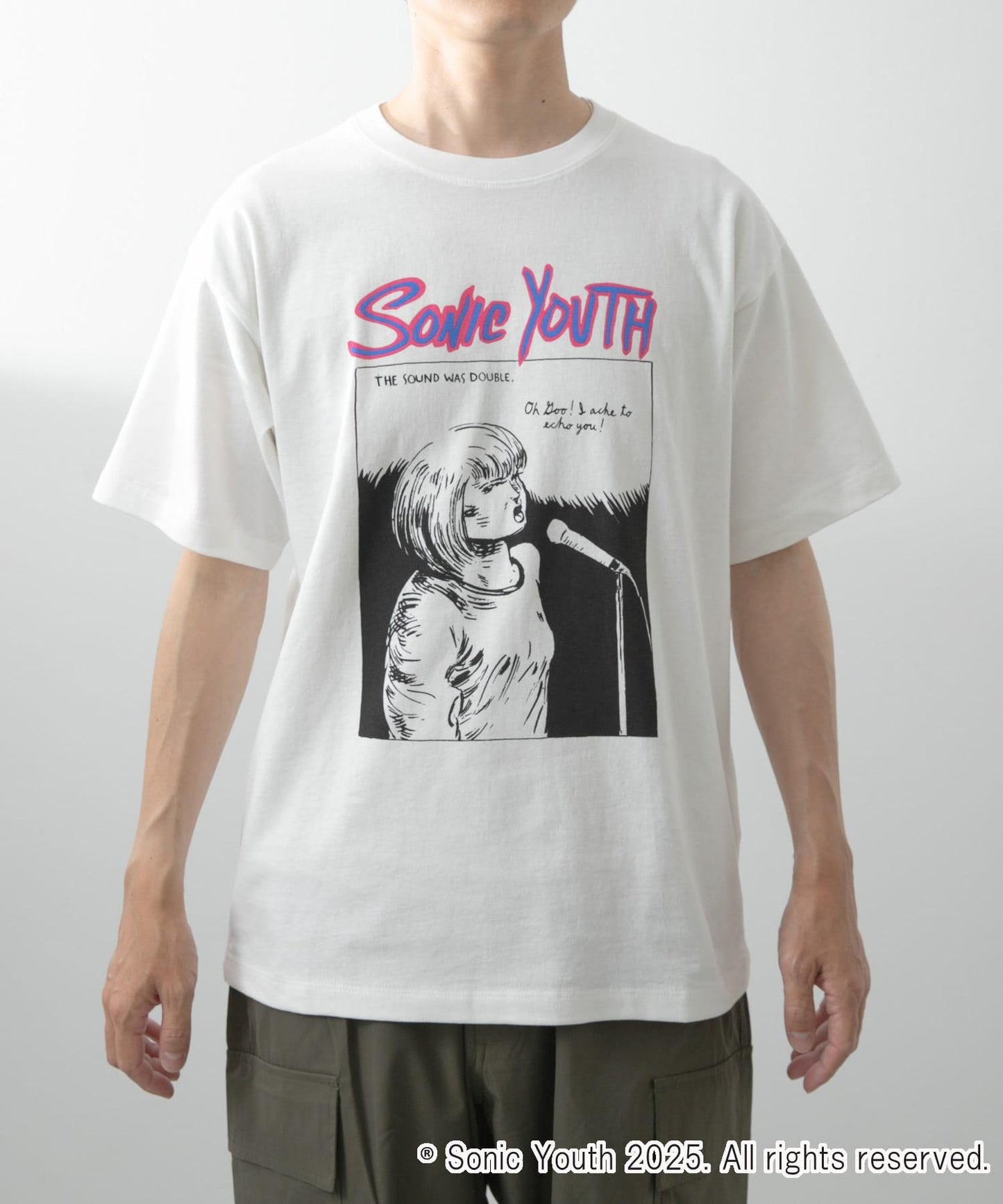 Sonic Youth印花T恤