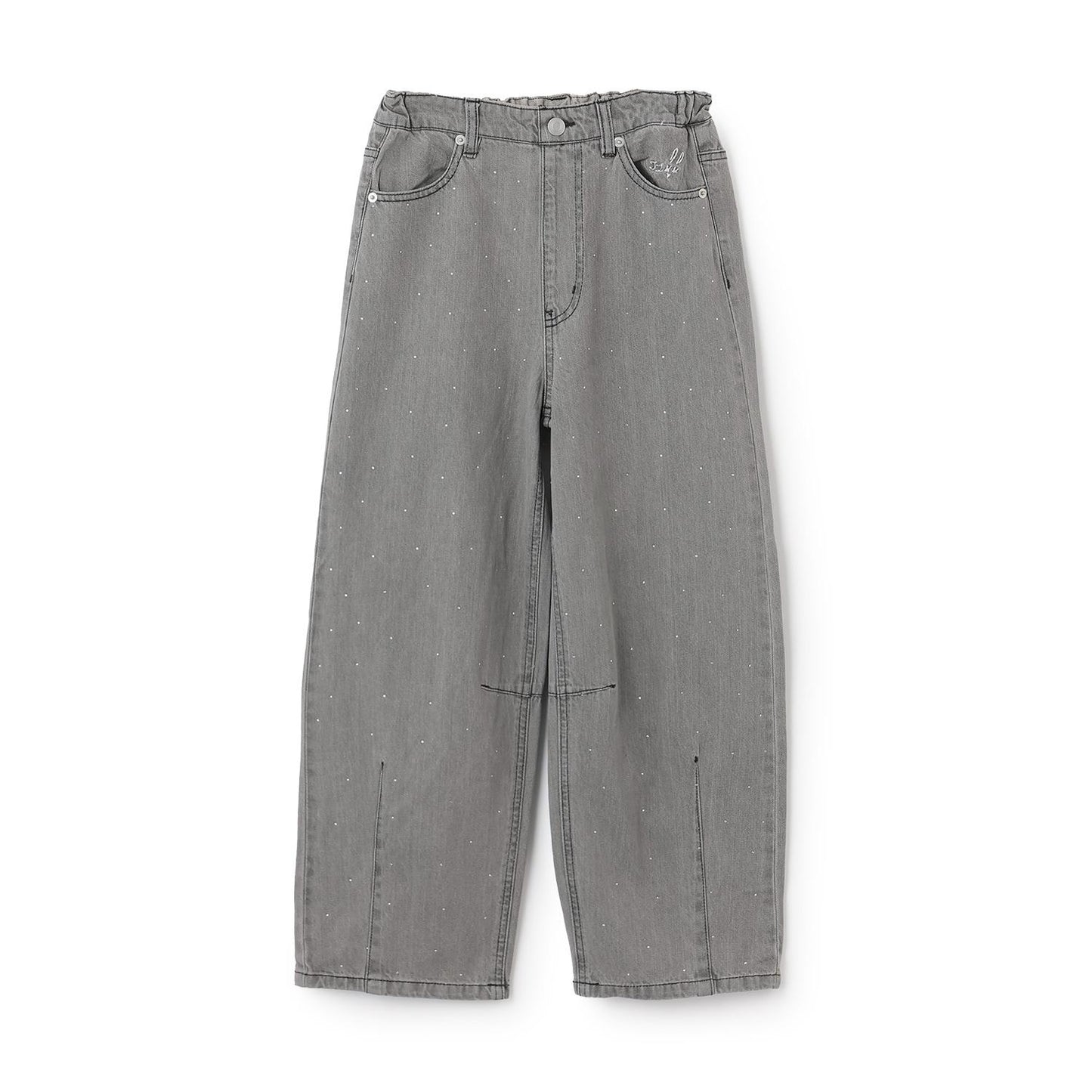 【Trois Lapins】桶型牛仔褲