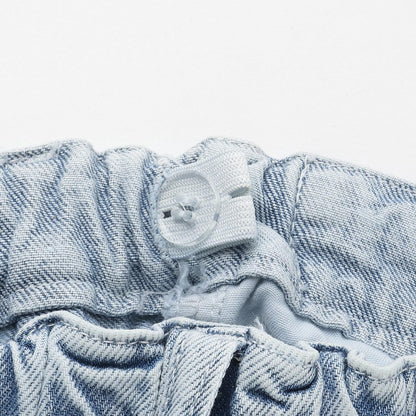 【Trois Lapins】桶型牛仔褲