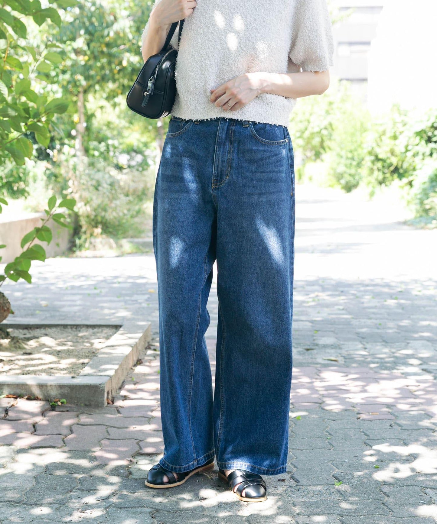 牛仔直筒褲