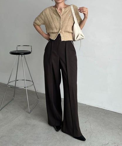 迷你羽毛短袖開衫