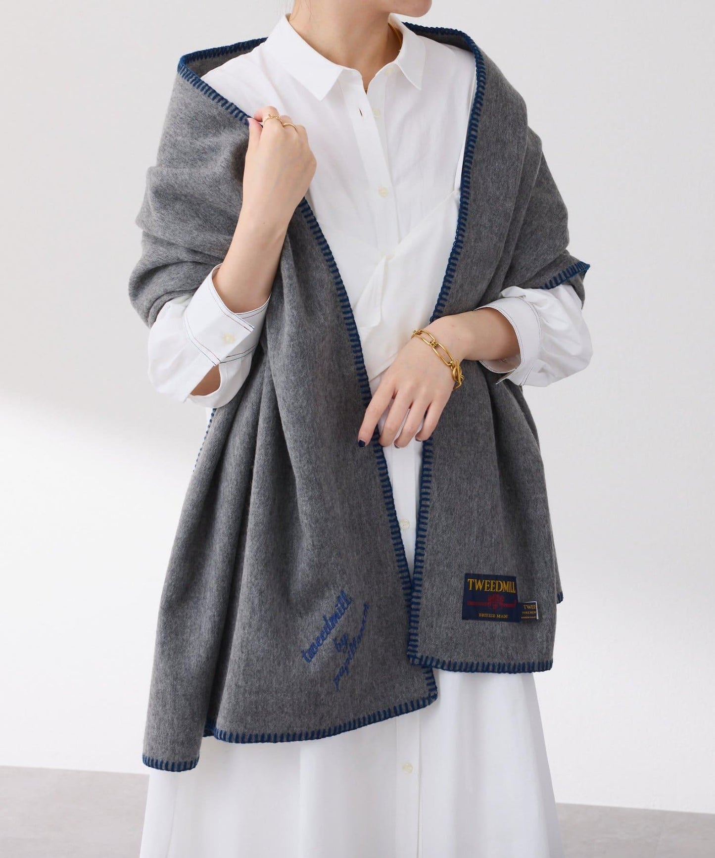 【TWEEDMILL/ツイードミル 單品】圍巾