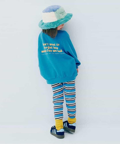 多色仿皮草漁夫帽