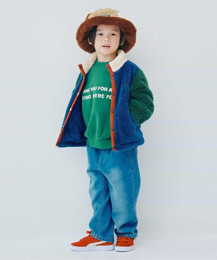 多色仿皮草漁夫帽