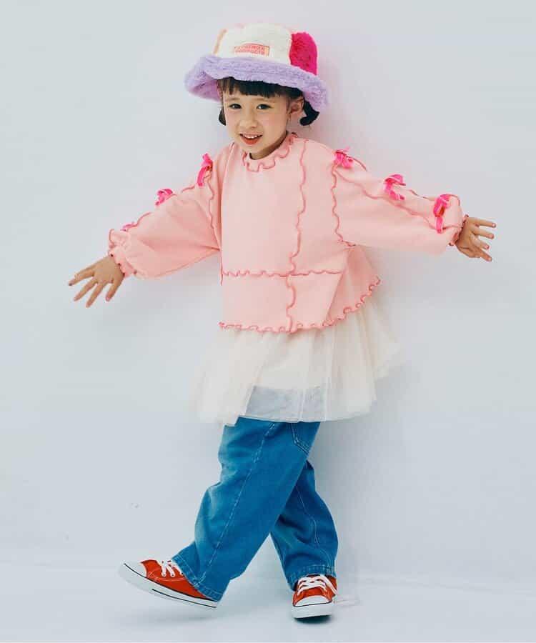 多色仿皮草漁夫帽