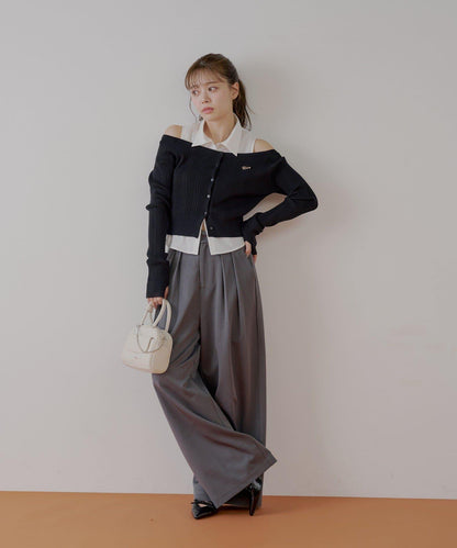 【SALON by Chico】 大蝴蝶結長款休閒褲