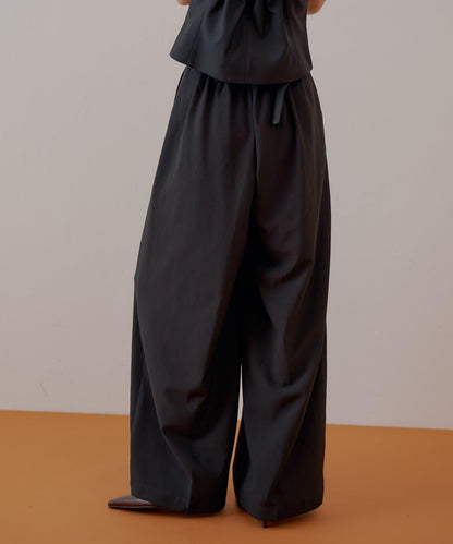 【SALON by Chico】 大蝴蝶結長款休閒褲