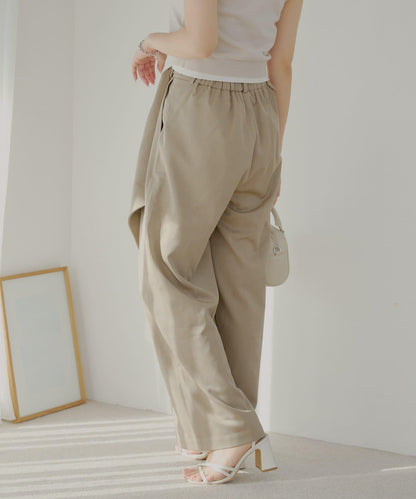 【SALON by Chico】 大蝴蝶結長款休閒褲