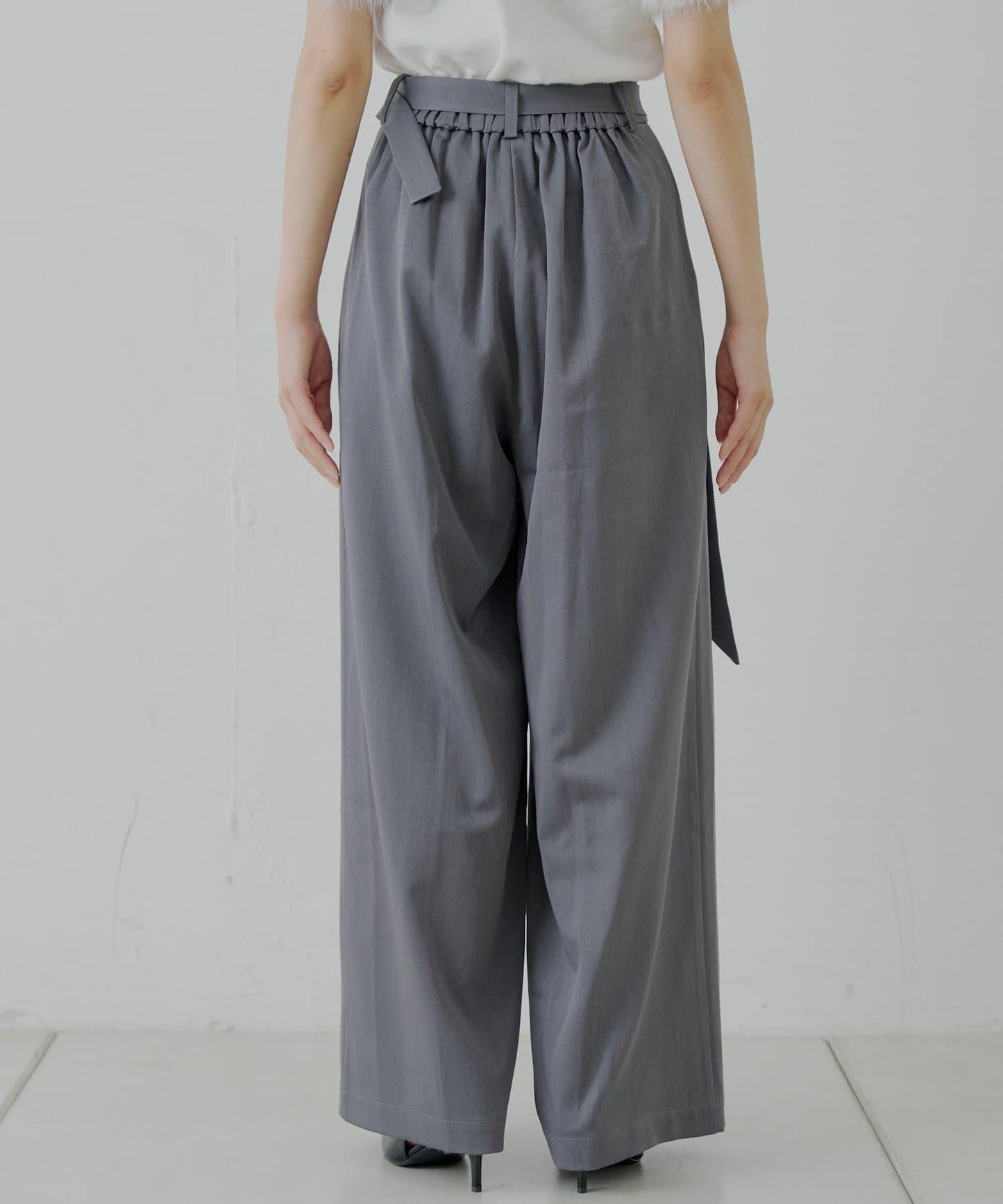 【SALON by Chico】 大蝴蝶結長款休閒褲