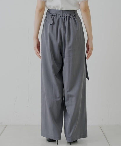 【SALON by Chico】 大蝴蝶結長款休閒褲