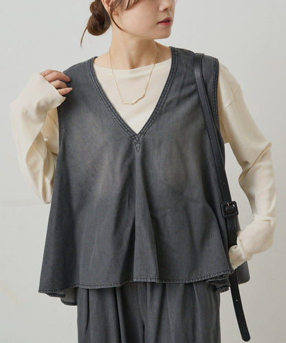 【復刻】尼龍網紗天鵝絨圓領長袖T恤