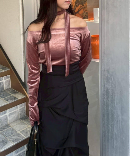 【ゆず@reve.perle_セレクト】帶頸圈三穿上衣