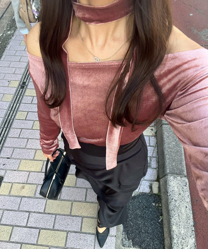 【ゆず@reve.perle_セレクト】帶頸圈三穿上衣