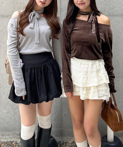 【ゆず@reve.perle_セレクト】帶頸圈三穿上衣