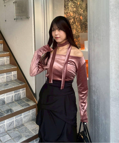 【ゆず@reve.perle_セレクト】帶頸圈三穿上衣