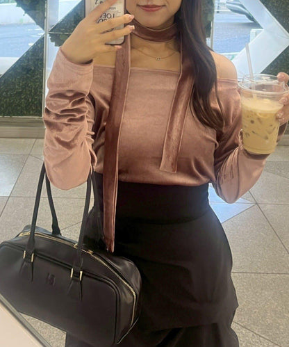 【ゆず@reve.perle_セレクト】帶頸圈三穿上衣