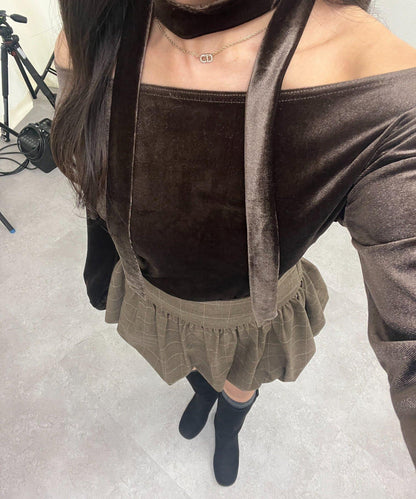 【ゆず@reve.perle_セレクト】帶頸圈三穿上衣