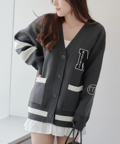 累計1萬件的人氣系列！【RMAF】字母開衫