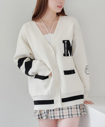 累計1萬件的人氣系列！【RMAF】字母開衫