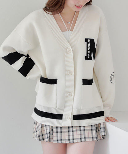 累計1萬件的人氣系列！【RMAF】字母開衫