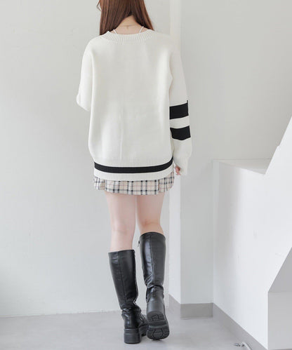 累計1萬件的人氣系列！【RMAF】字母開衫