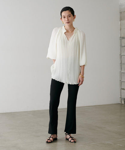 百褶寬鬆罩衫