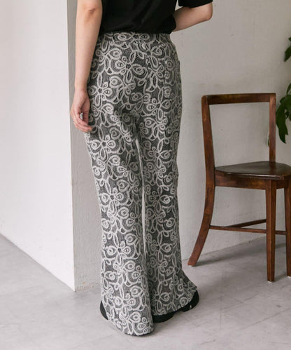 【ear PAPILLONNER】蕾絲喇叭褲【SUM1 STYLE】