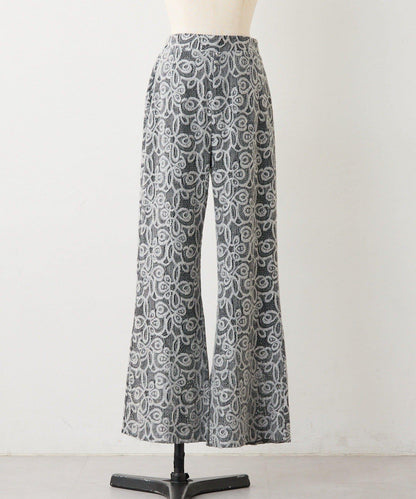 【ear PAPILLONNER】蕾絲喇叭褲【SUM1 STYLE】