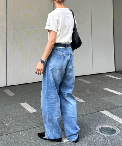 【CIAOPANIC TYPY】單點刺繡羅紋修身短袖T恤